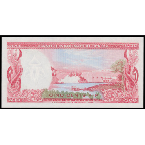 Laos, 500 Kip 1974