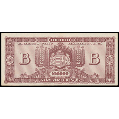 Hungary, 100000 BPengo 1946