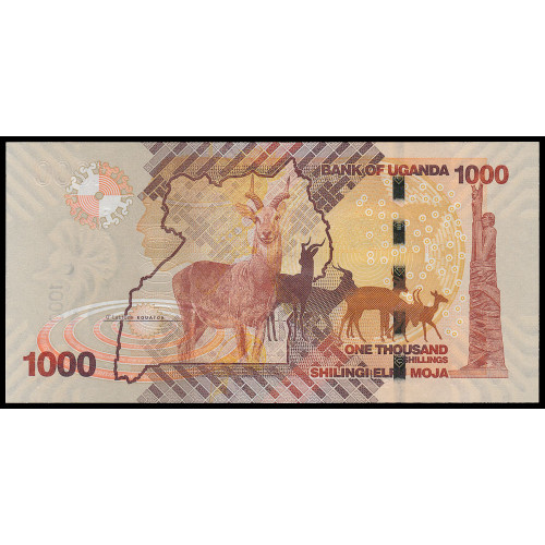 Uganda, 1000 Shilings 2022