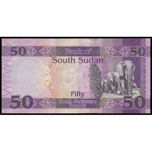 South Sudan, 50 Pounds 2017