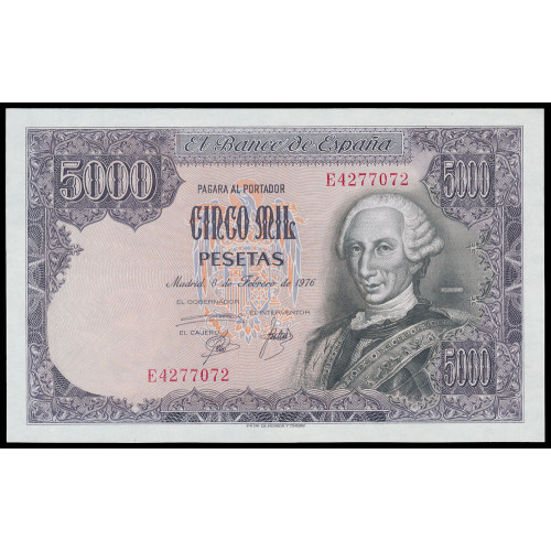 Spain, 5000 Pesetas 1976