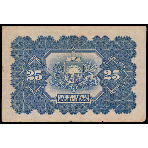 Latvia, 25 Latu 1928, B 382164