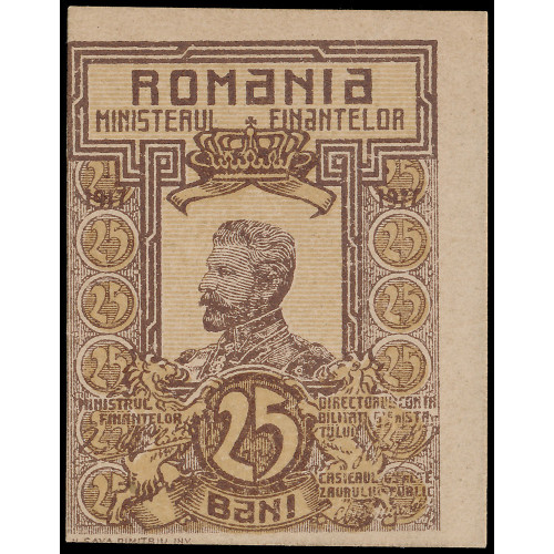 Romania, 25 Bani 1917