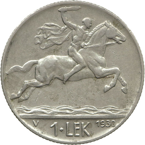 Albania, 1 Lek 1930 V