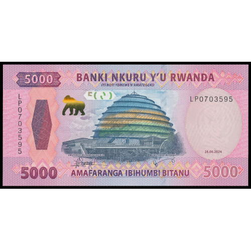 Rwanda, 5000 Francs 2024