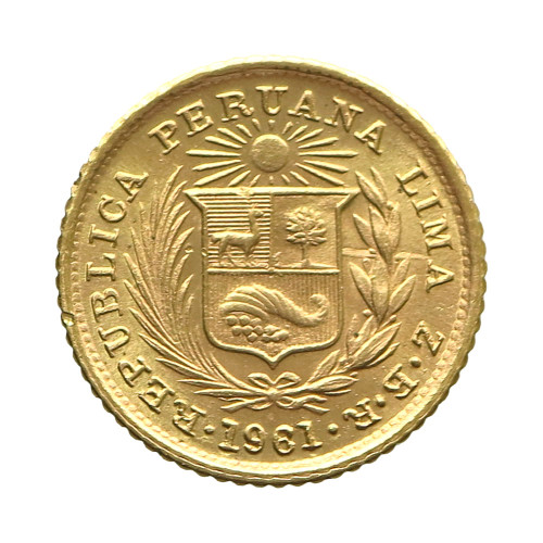 Peru, 1/5 Libra 1961 ZBR