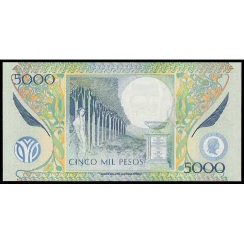 Colombia, 5000 Pesos 2012