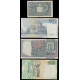 Italy, Lot of 7 notes 1944-1990