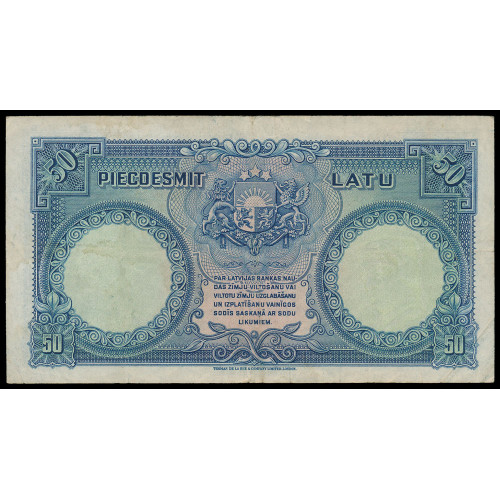 Latvia, 50 Latu 1934, 644078