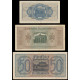 Germany, 0,50 - 50 Reichsmark 1940-45, Lot of 6 notes (4)