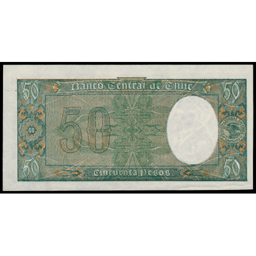 Chile, 50 Pesos 1947-58, M21 150111