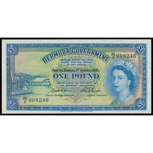 Bermuda, 1 Pound 1966, R/2 998246