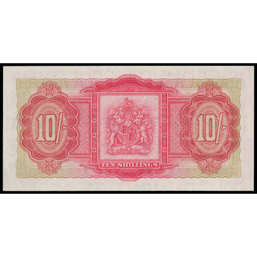 Bermuda, 10 Shillings 1957, T/1 724565