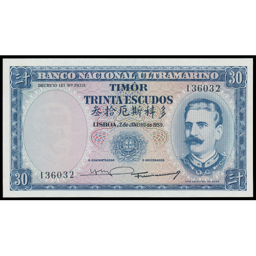 Timor, 30 Escudos 1959, 136032