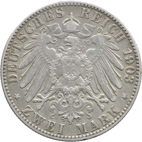 Germany (Hamburg), 2 Mark 1903 J