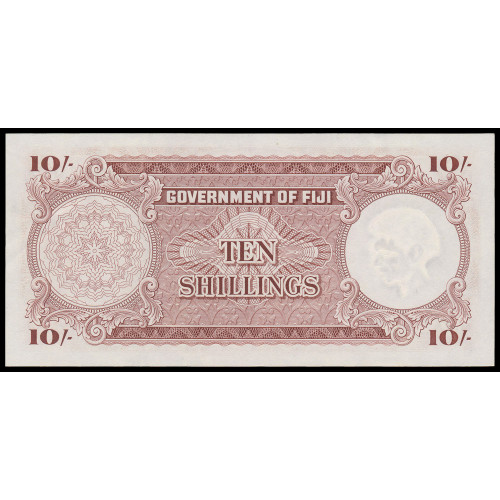 Fiji, 10 Shillings 01.06.1957, C/2 139996 (first date)