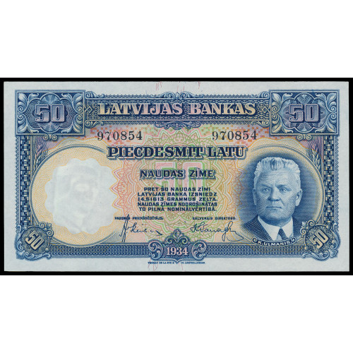 Latvia, 50 Latu 1934, 970854