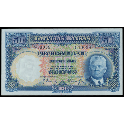 Latvia, 50 Latu 1934, 970038