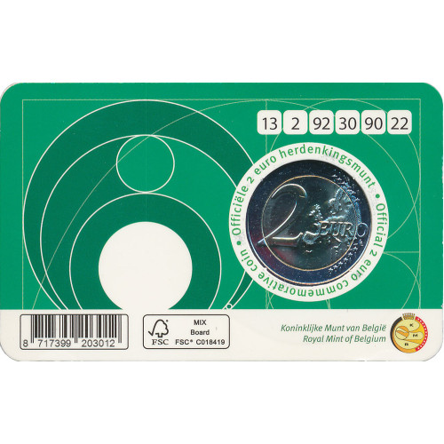 Belgium, 2 Euro 2025, National Lottery (coincard)