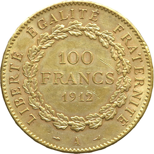 France, 100 Francs 1912 A