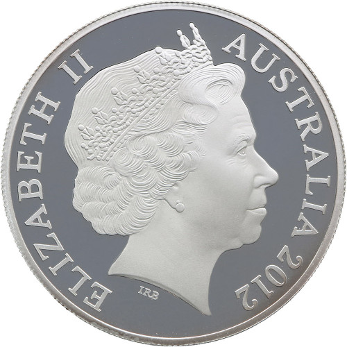 Australia, 1 Dollar 2012, Kangaroo (1 Oz) (Box + COA)