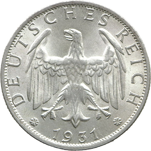 Germany, 2 Reichsmark 1931 F