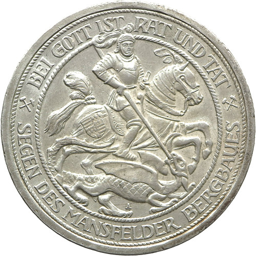 Germany (Prussia), 3 Mark 1915 A, Absorption of Mansfeld