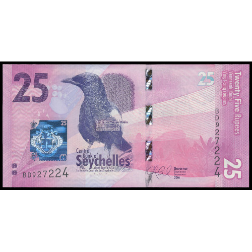 Seychelles, 25 Rupees 2016