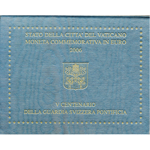 Vatican, 2 Euro 2006, 500th Anniversary of the Swiss Guard