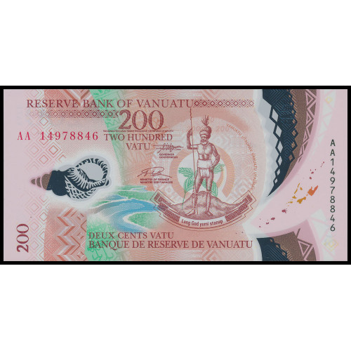 Vanuatu, 200 Vatu 2014 (Polymer)