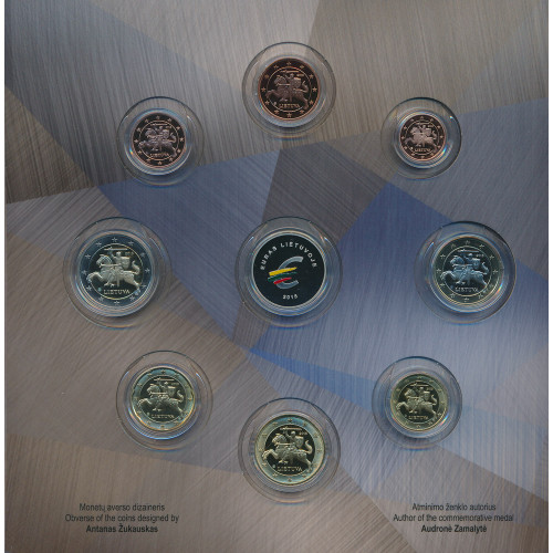 Lithuania, Euro Proof set 2015