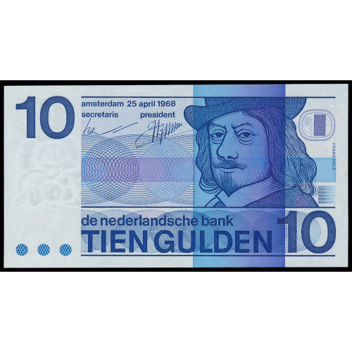 Netherlands, 10 Gulden 1968