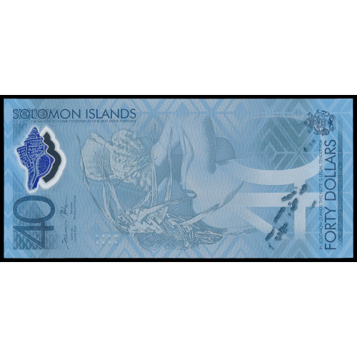 Solomon Islands, 40 Dollars 2018, Commemorative (Polymer)