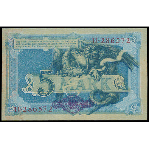 Germany, 5 Mark 1904