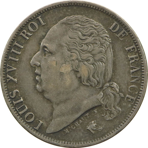 France, 1 Franc 1823 W