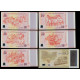 Singapore, Set 5x10 Dollars +50 Dollars 2015, Commemorative (Polymer)