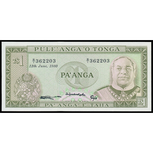 Tonga, 1 Paanga 1980