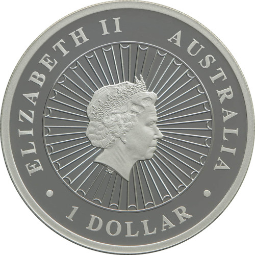 Australia, 1 Dollar 2012, Australian Opal series - The Wombat (1 Oz) (Box + COA)