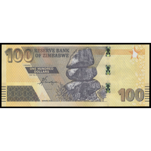 Zimbabwe, 100 Dollars 2020