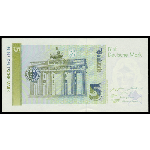 Germany, 5 Deutsche Mark 1991