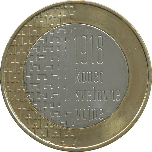 Slovenia, 3 Euro 2018, 100th Anniversary of the End of the First World War