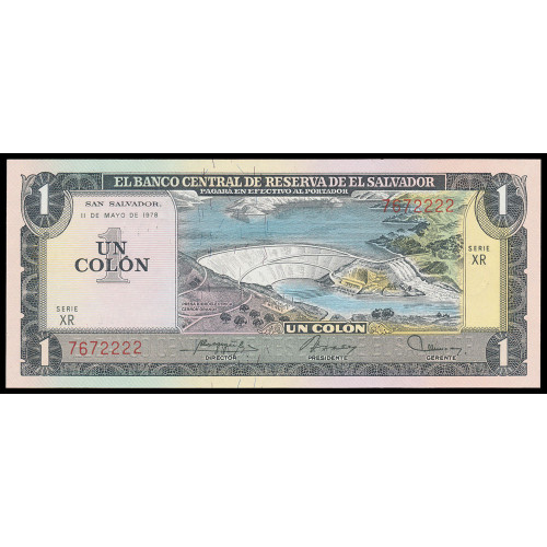 El Salvador, 1 Colon 1978