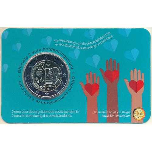 Belgium, 2 Euro 2022, Healthcare (coincard)