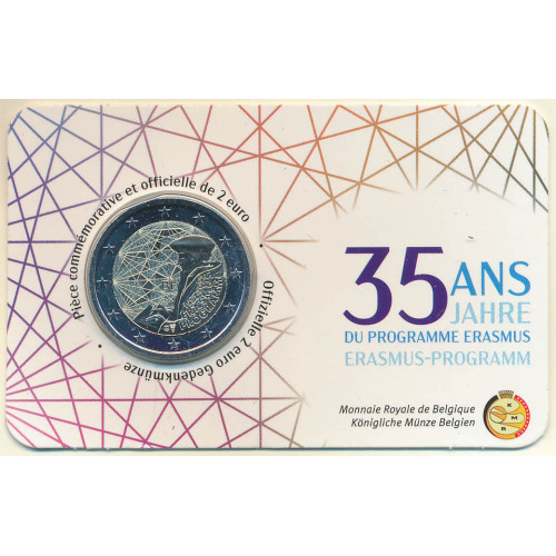 Belgium, 2 Euro 2022, Erasmus 35 (coincard)