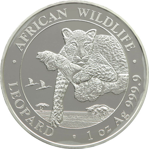 Somalia, 100 Shillings 2020, Leopard (1 Oz)