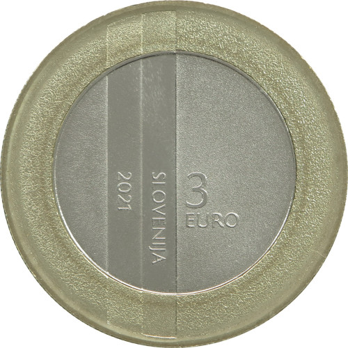 Slovenia, 3 Euro 2021, 30th Anniversary of the Republic of Slovenia