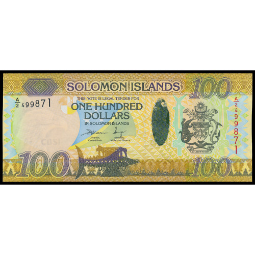 Solomon Islands, 100 Dollars 2015