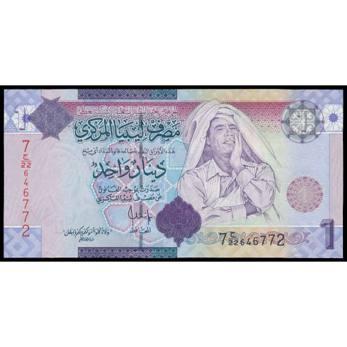 Libya, 1 Dinar 2009