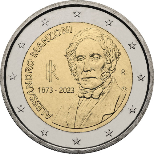 Italy, 2 Euro 2023, 150th Anniversary of the Death of Alessandro Manzoni