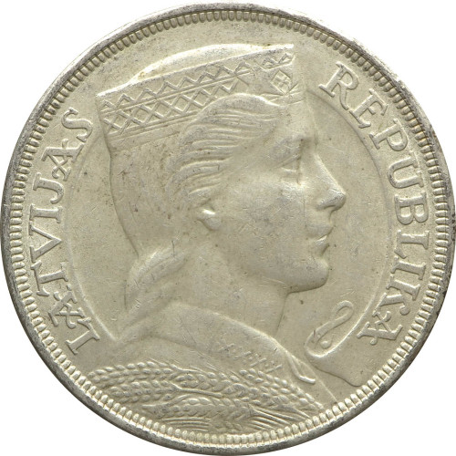 Latvia, 5 Lati 1932